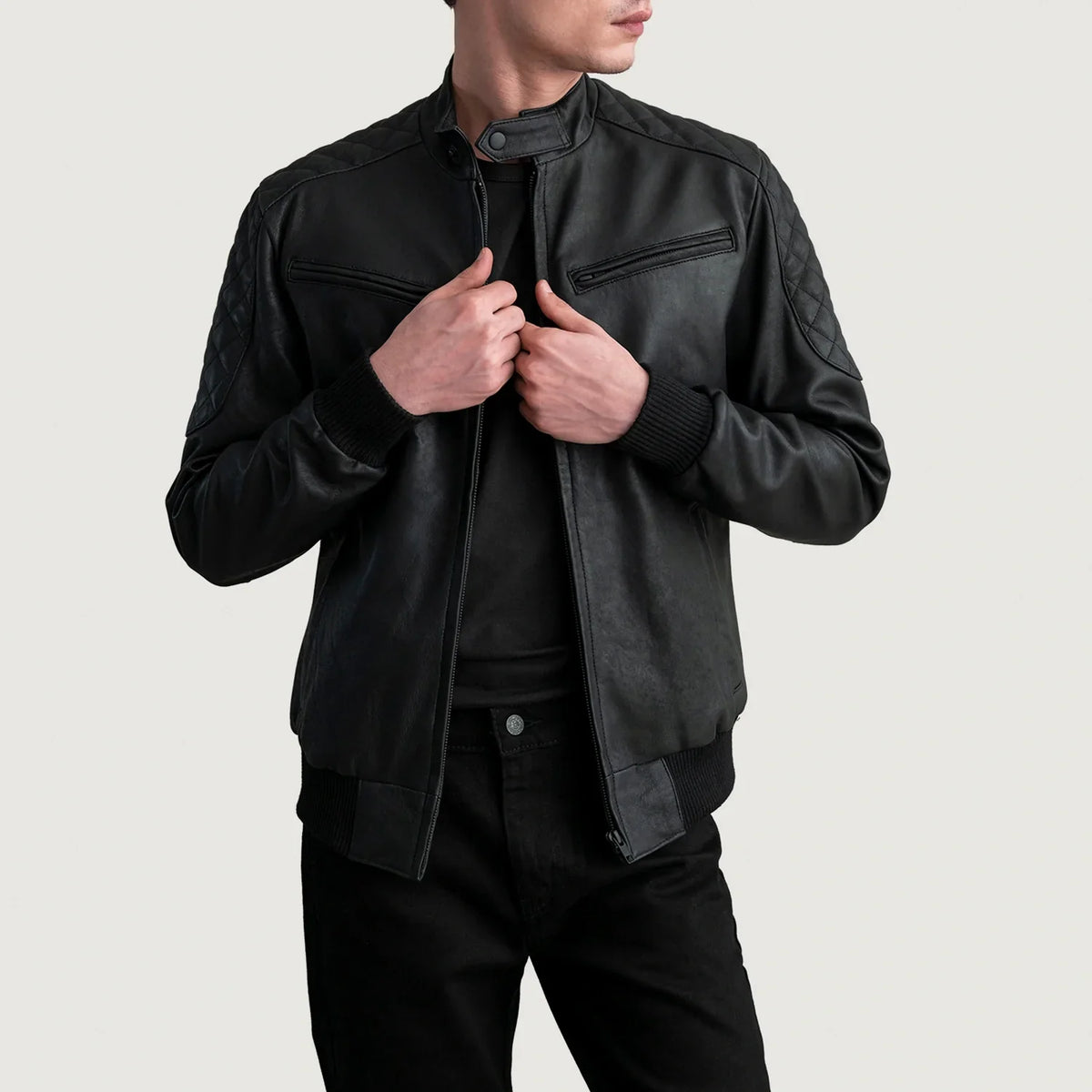 Sven Bomber in Pelle da Uomo – Vista prodotto alternativa 1
