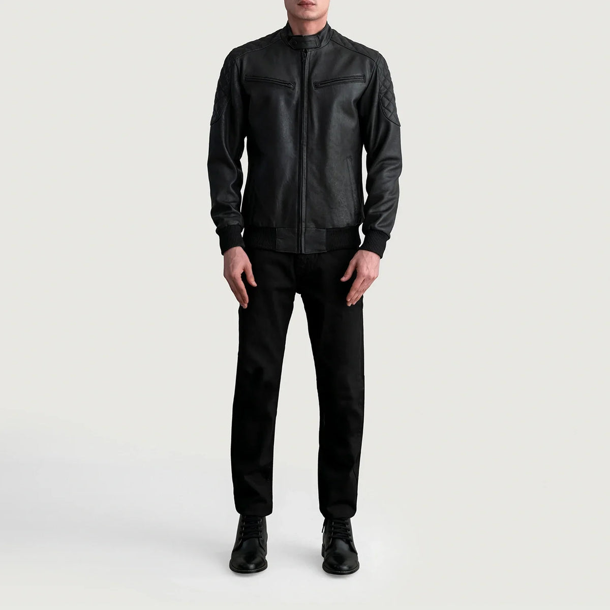 Sven Bomber in Pelle da Uomo – Vista prodotto alternativa 4