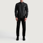 Sven Bomber in Pelle da Uomo – Vista prodotto alternativa 4