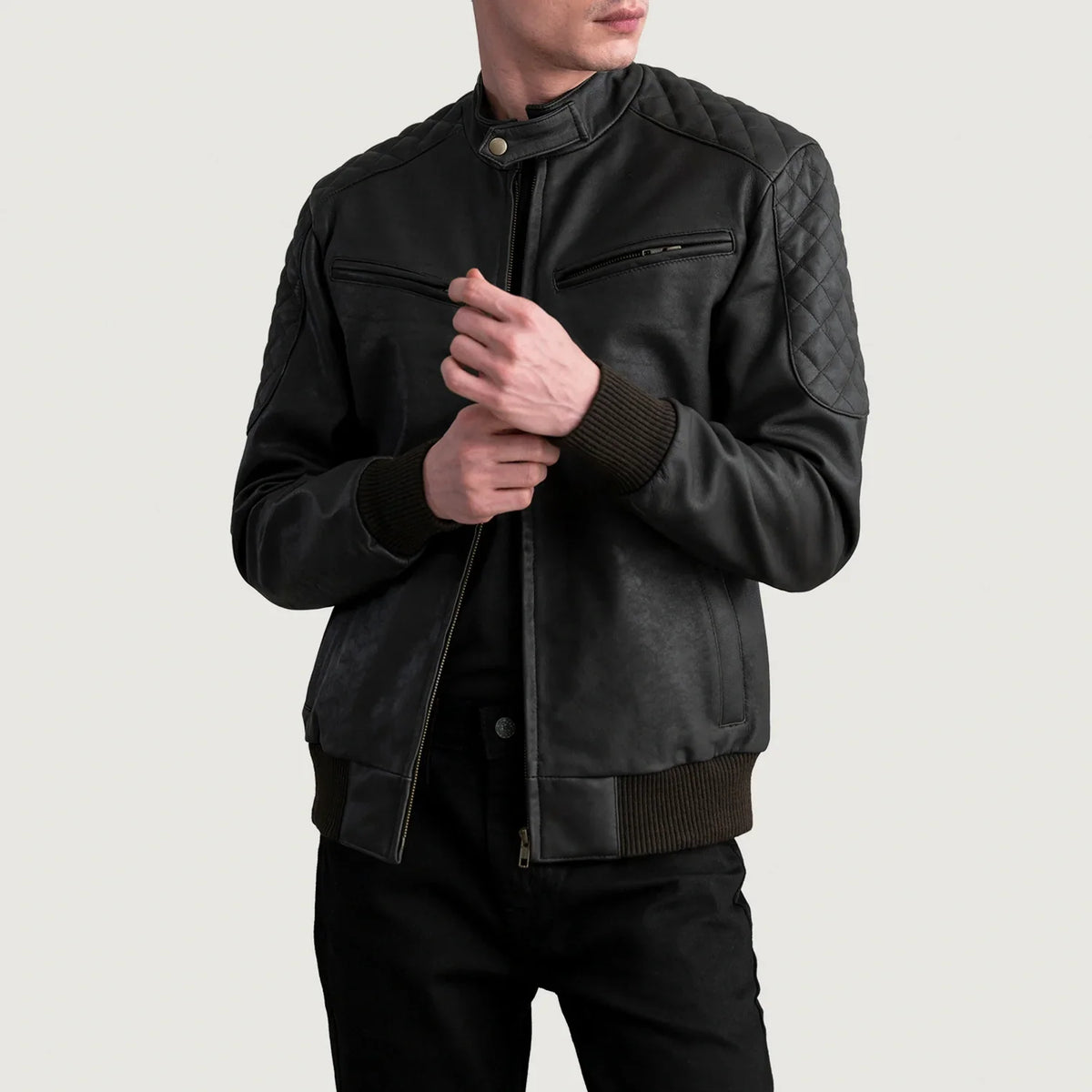 Sven Bomber in Pelle da Uomo – Vista prodotto alternativa 1