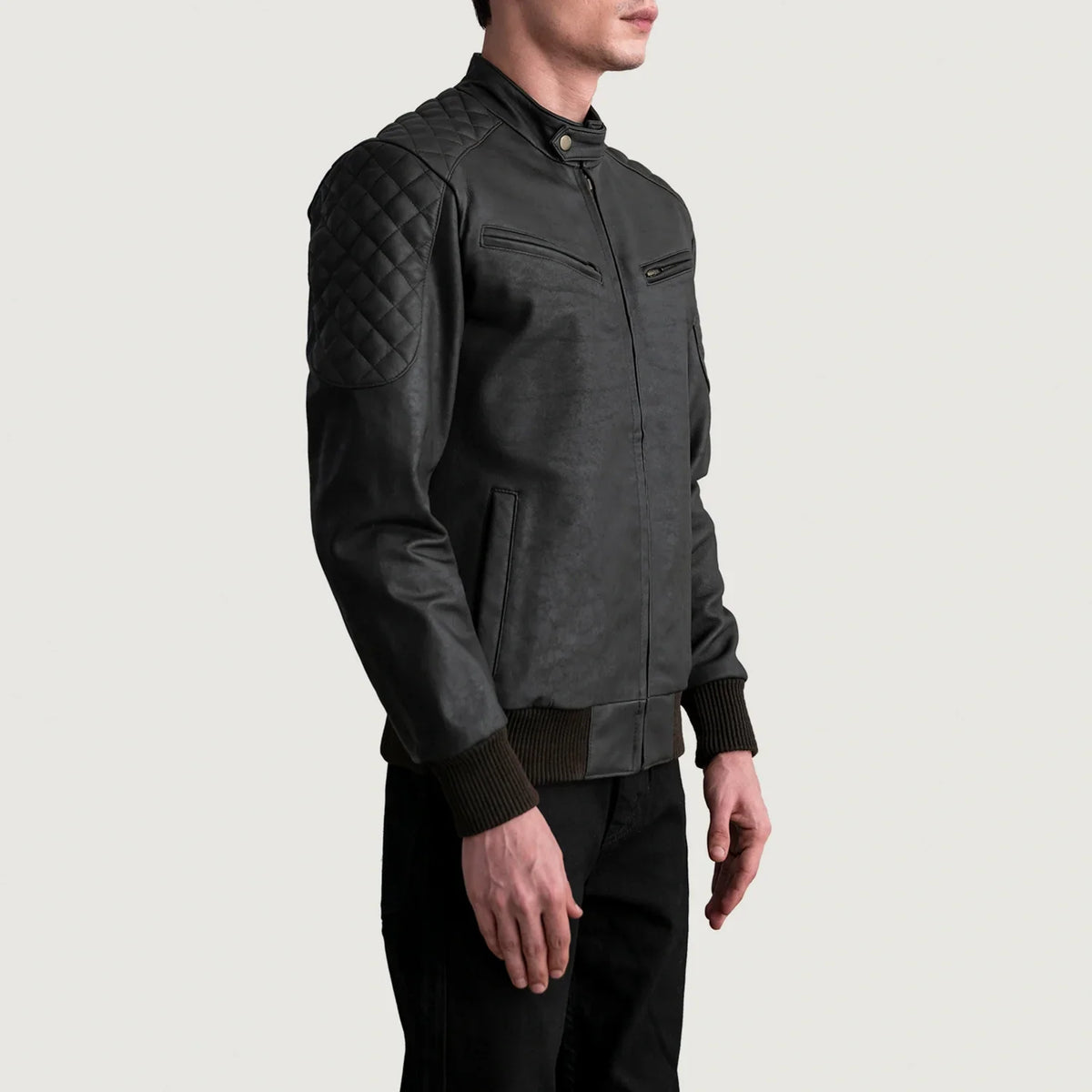 Sven Bomber in Pelle da Uomo – Vista prodotto alternativa 2