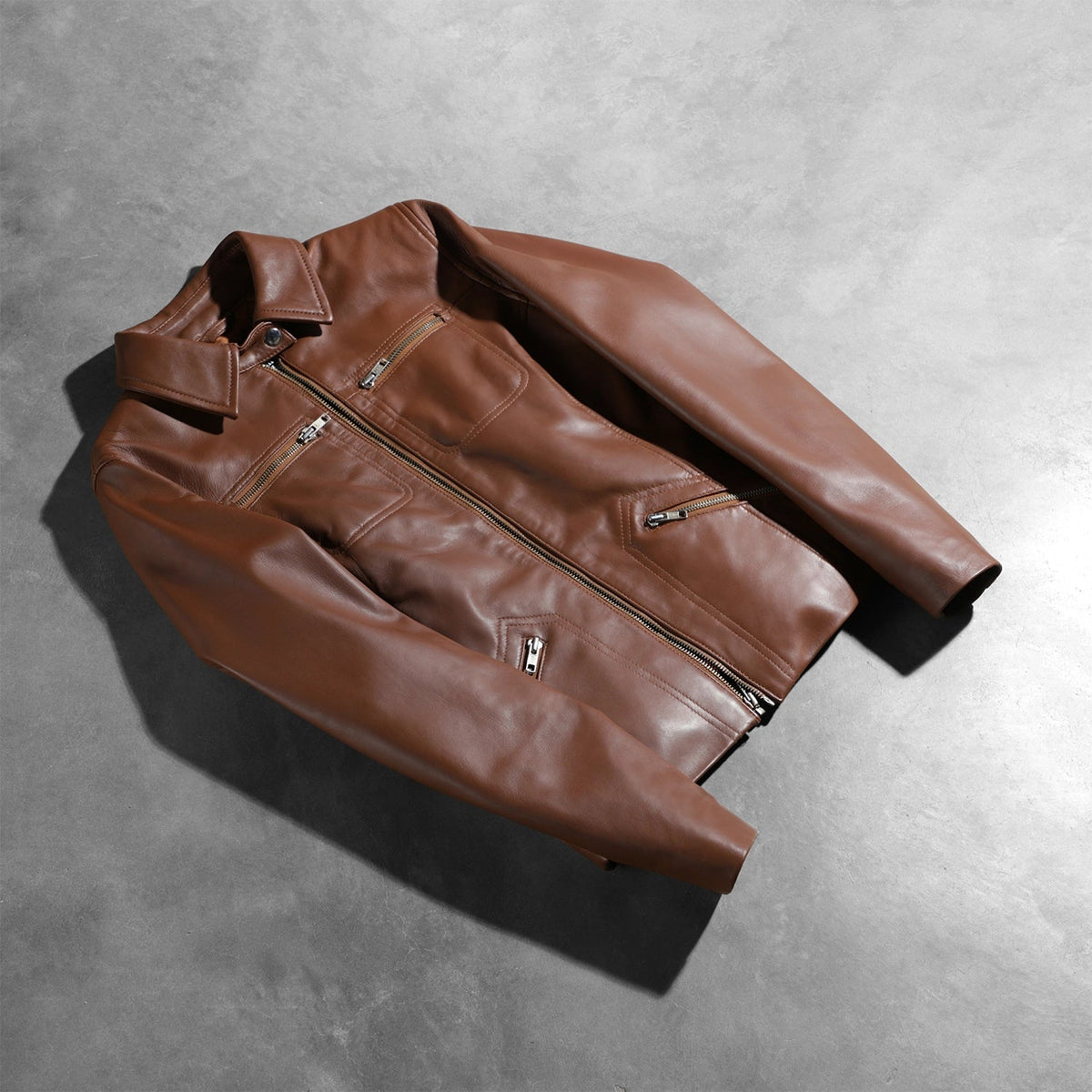 Tomachi Rosso Giacca in Pelle da Donna – Vista prodotto alternativa 7