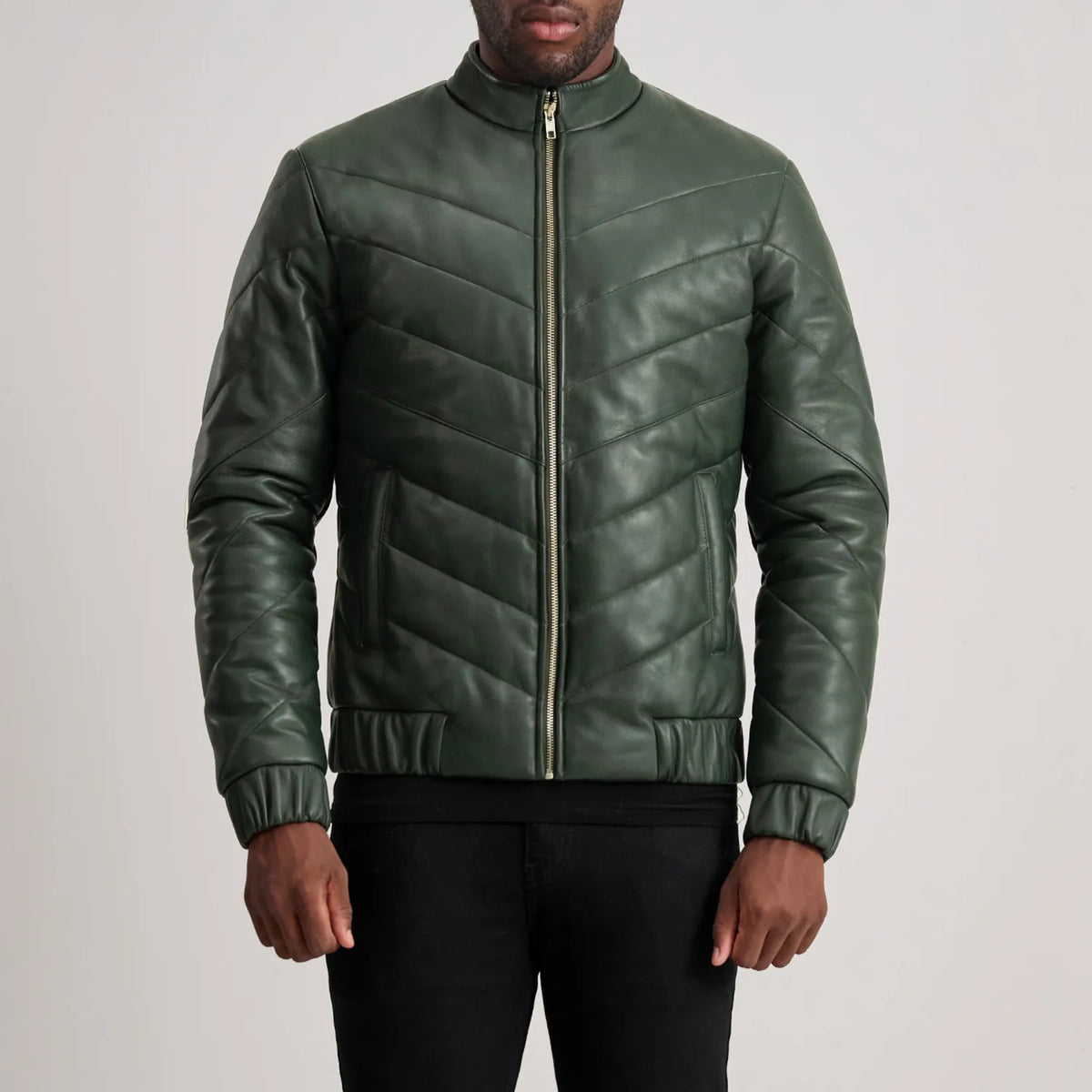 Travis Giacca in Pelle da Uomo – Vista prodotto alternativa 4