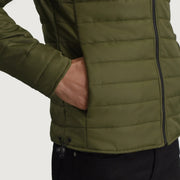Vista interna Showing Quilted Viscose Lining &amp; Dual Inside Utility Storage Pockets