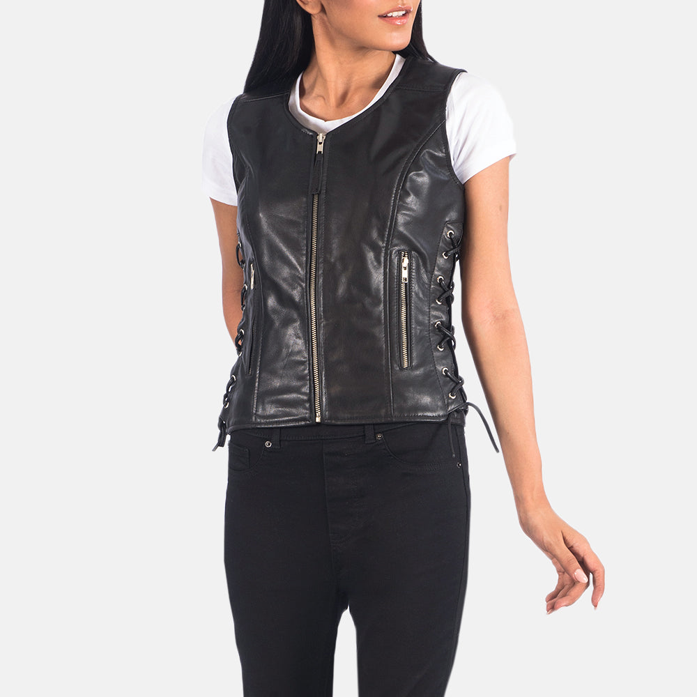 Vista interna Showing Quilted Polyester Lining &amp; Dual Inside Utility Storage Pockets
