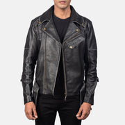 Vera pelle bovina Grain Texture &amp; Heavy-Duty Seam Stitching Detail