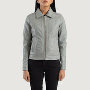 Vixen Classic Collar Giacca in Pelle da Donna – Vista prodotto alternativa 4
