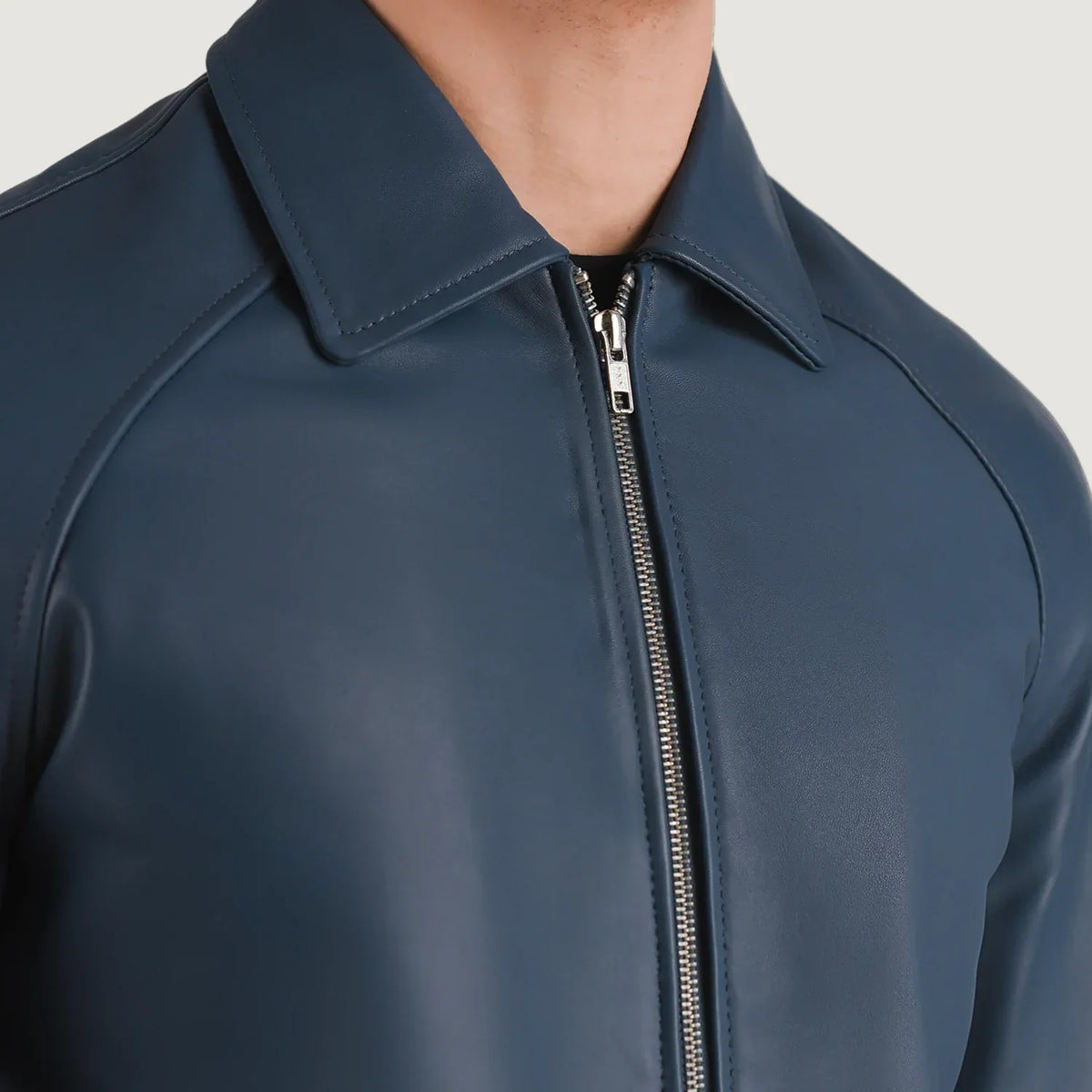 Walton Varsity Giacca in Pelle da Uomo – Vista prodotto alternativa 3