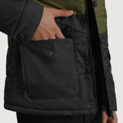 
Vista interna Showing Quilted Viscose Lining & Due tasche interne funzionali