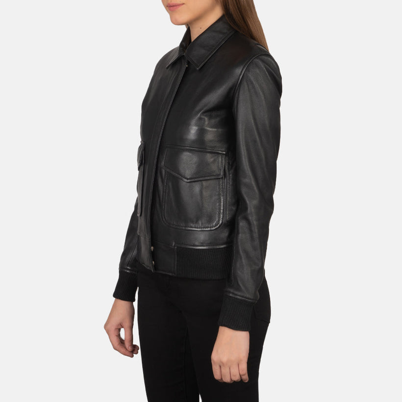 Westa A-2 Bomber in Pelle da Donna