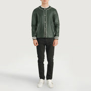 Willis Varsity Giacca in Pelle da Uomo – Vista prodotto alternativa 3