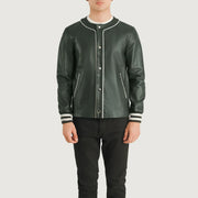 Willis Varsity Giacca in Pelle da Uomo – Vista prodotto alternativa 4