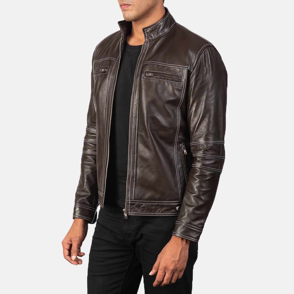 Youngster Giacca Biker in Pelle da Uomo – Vista prodotto alternativa 2