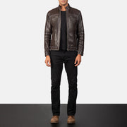 Youngster Giacca Biker in Pelle da Uomo – Vista prodotto alternativa 3
