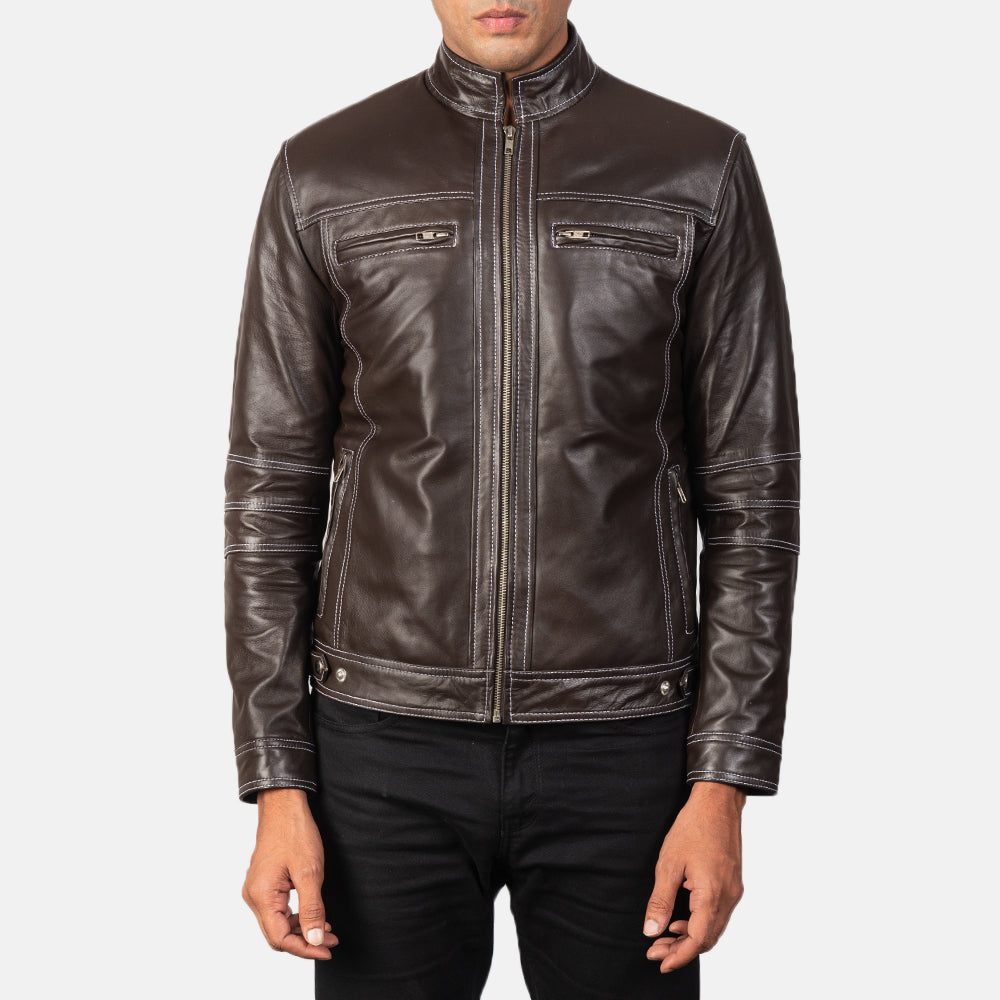 Youngster Giacca Biker in Pelle da Uomo – Vista prodotto alternativa 4