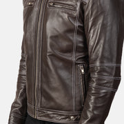 Youngster Giacca Biker in Pelle da Uomo – Vista prodotto alternativa 6