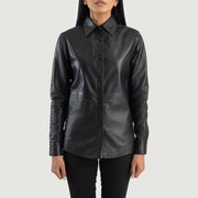 Zenith Shirt Giacca in Pelle da Donna – Vista prodotto alternativa 4