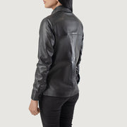 Zenith Shirt Giacca in Pelle da Donna – Vista prodotto alternativa 5