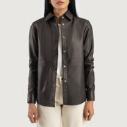 Zenith Shirt Giacca in Pelle da Donna – Vista prodotto alternativa 1