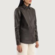 Zenith Shirt Giacca in Pelle da Donna – Vista prodotto alternativa 2