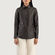 Zenith Shirt Giacca in Pelle da Donna – Vista prodotto alternativa 4