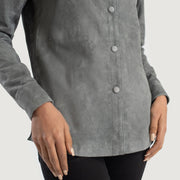 Zenith Shirt Giacca in Pelle da Donna – Vista prodotto alternativa 6