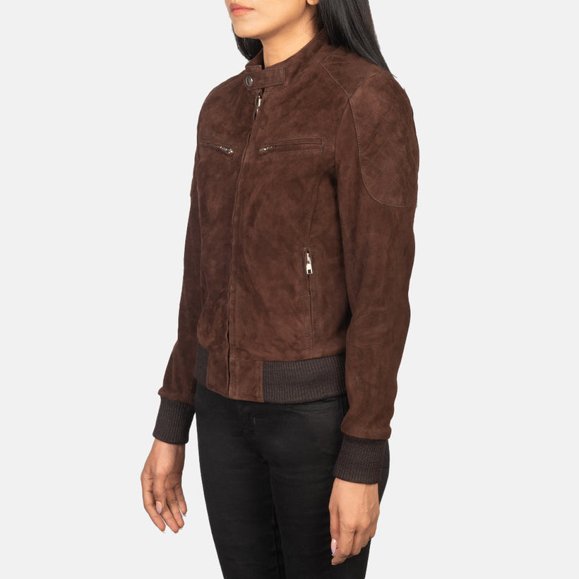 Zenna Bomber in Pelle da Donna